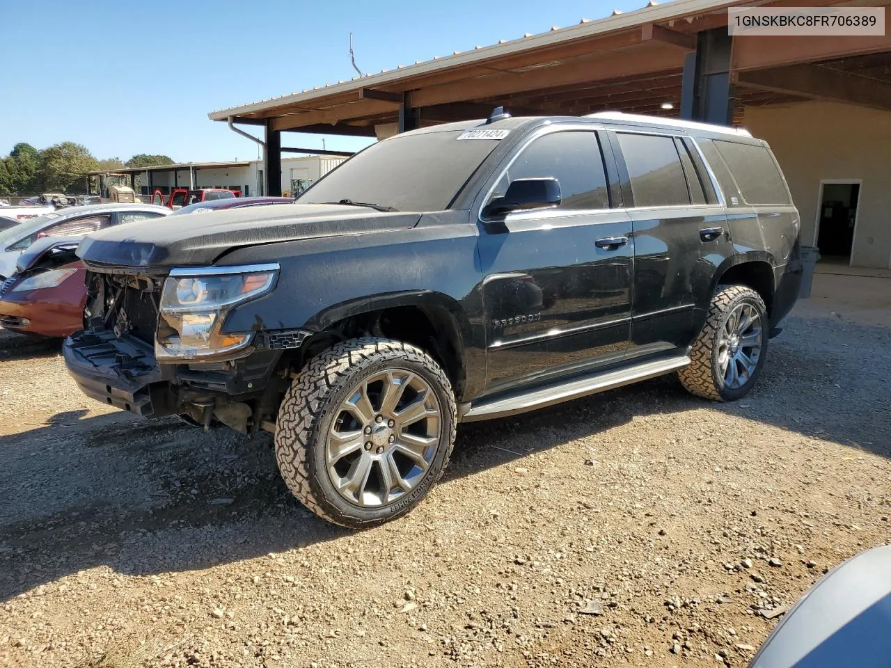 2015 Chevrolet Tahoe K1500 Lt VIN: 1GNSKBKC8FR706389 Lot: 70271424