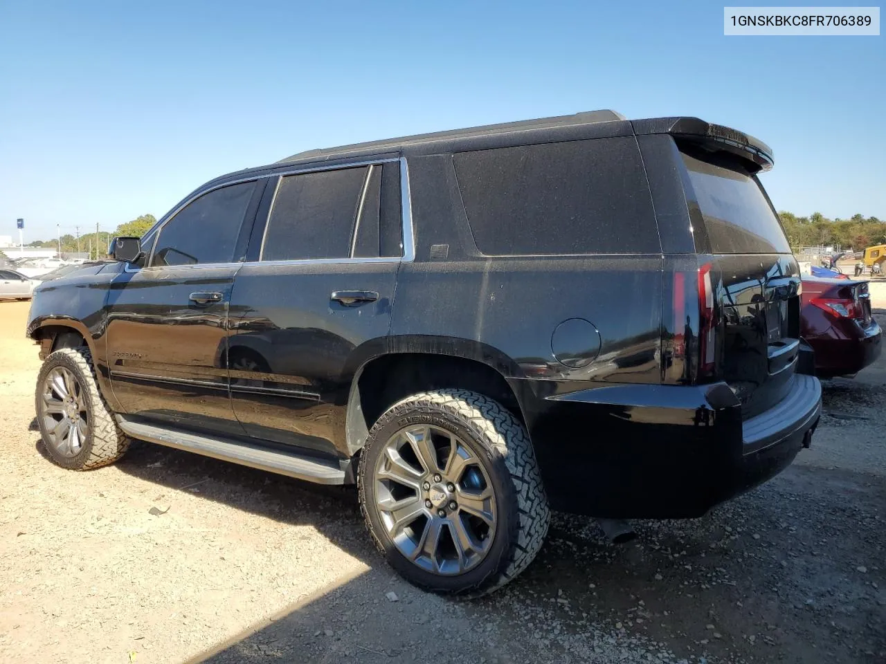 2015 Chevrolet Tahoe K1500 Lt VIN: 1GNSKBKC8FR706389 Lot: 70271424