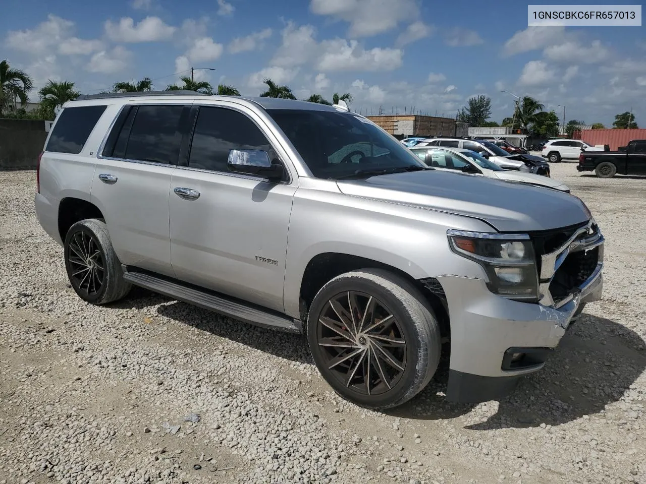 2015 Chevrolet Tahoe C1500 Lt VIN: 1GNSCBKC6FR657013 Lot: 70291484