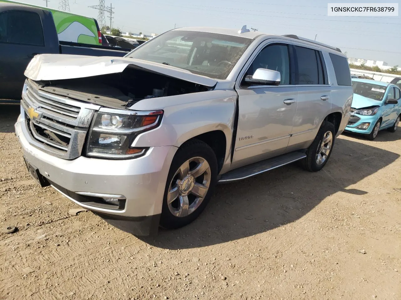 2015 Chevrolet Tahoe K1500 Ltz VIN: 1GNSKCKC7FR638799 Lot: 70417664