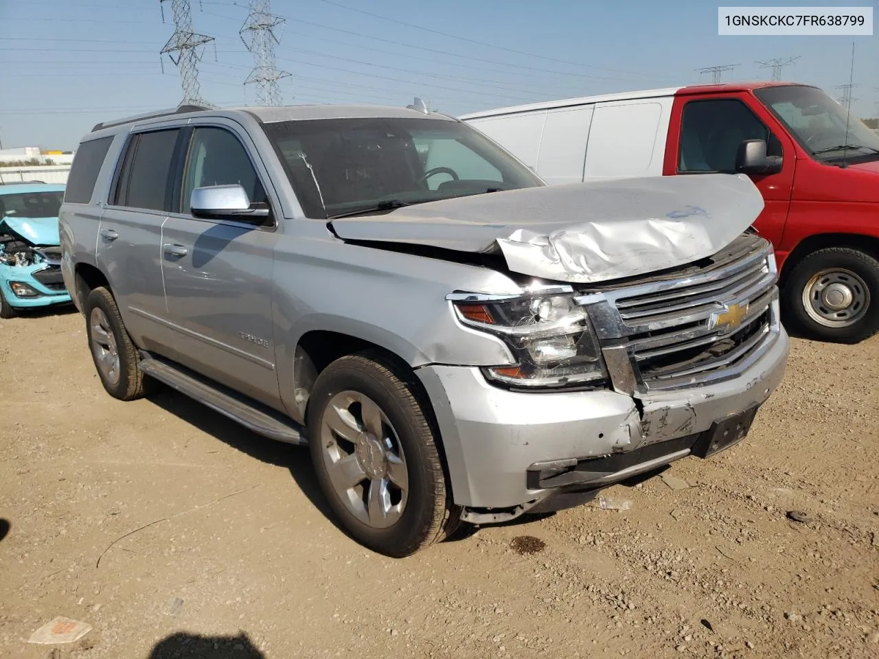 2015 Chevrolet Tahoe K1500 Ltz VIN: 1GNSKCKC7FR638799 Lot: 70417664