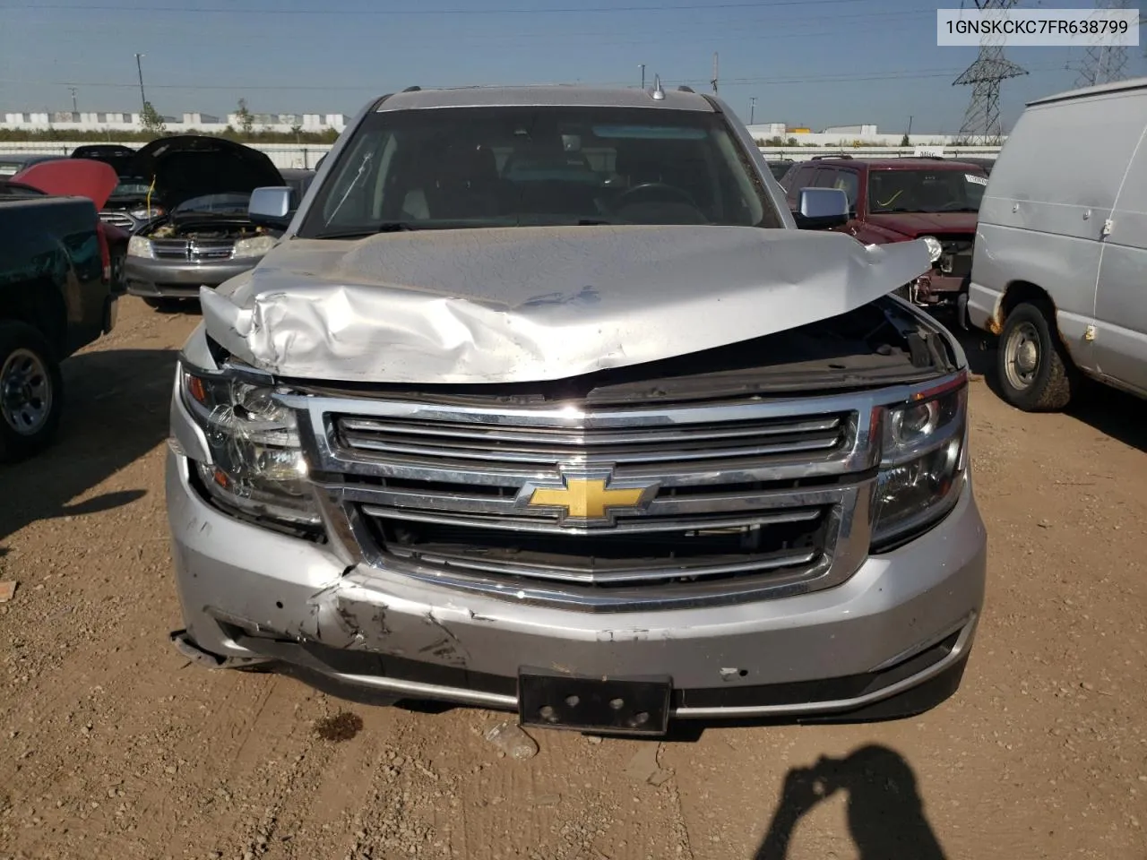 2015 Chevrolet Tahoe K1500 Ltz VIN: 1GNSKCKC7FR638799 Lot: 70417664