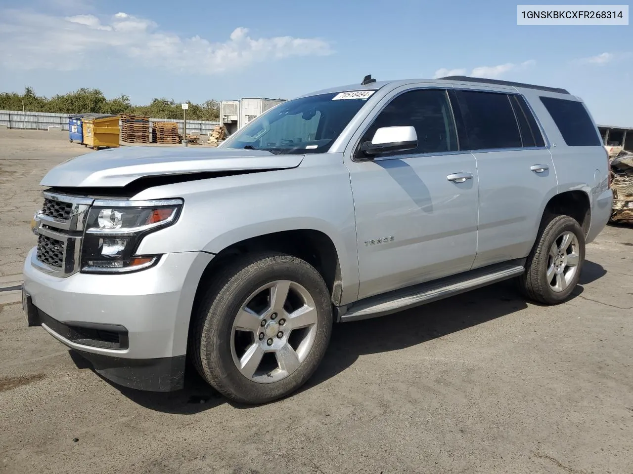 2015 Chevrolet Tahoe K1500 Lt VIN: 1GNSKBKCXFR268314 Lot: 70518494