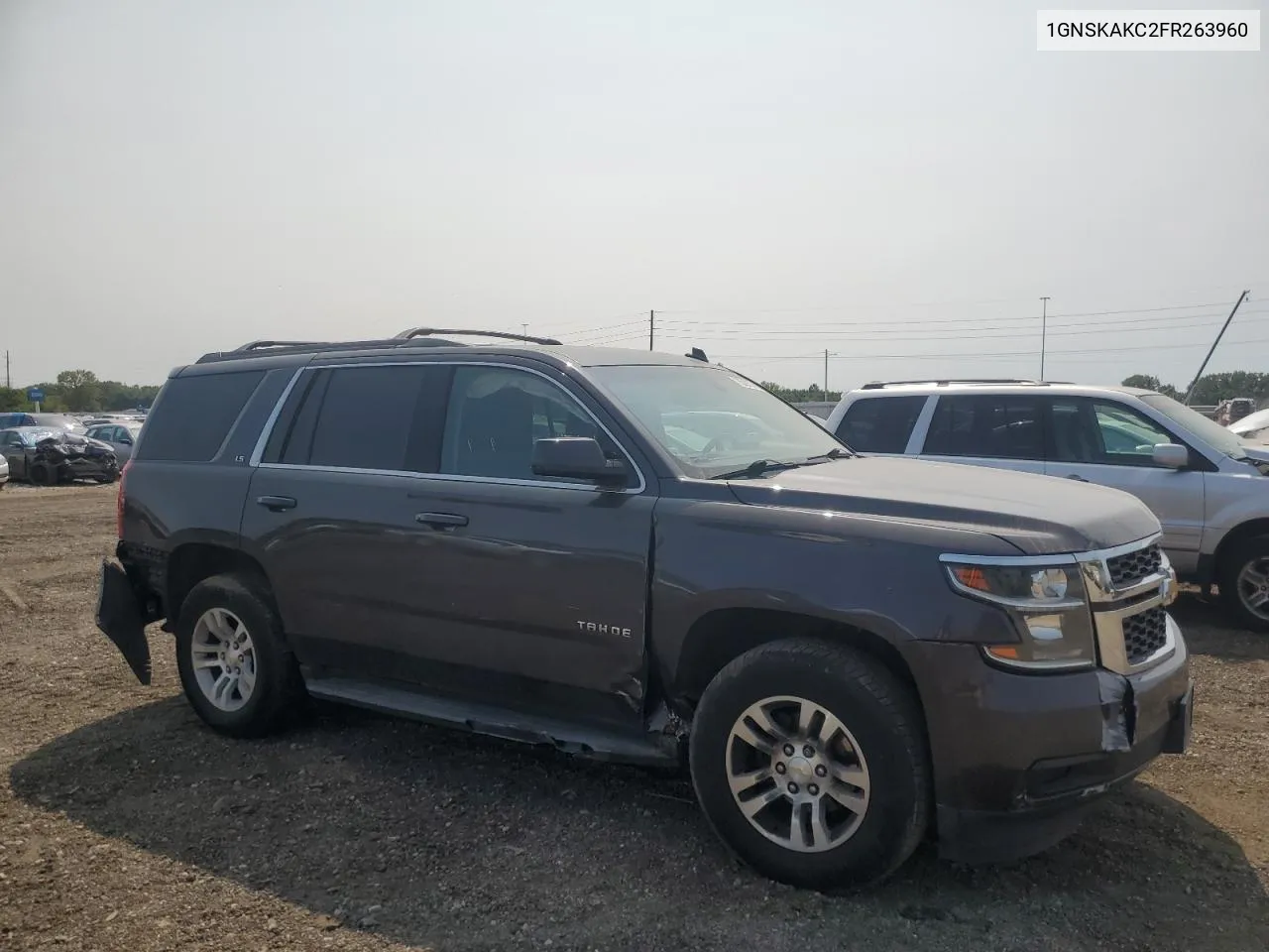 2015 Chevrolet Tahoe K1500 Ls VIN: 1GNSKAKC2FR263960 Lot: 70589874