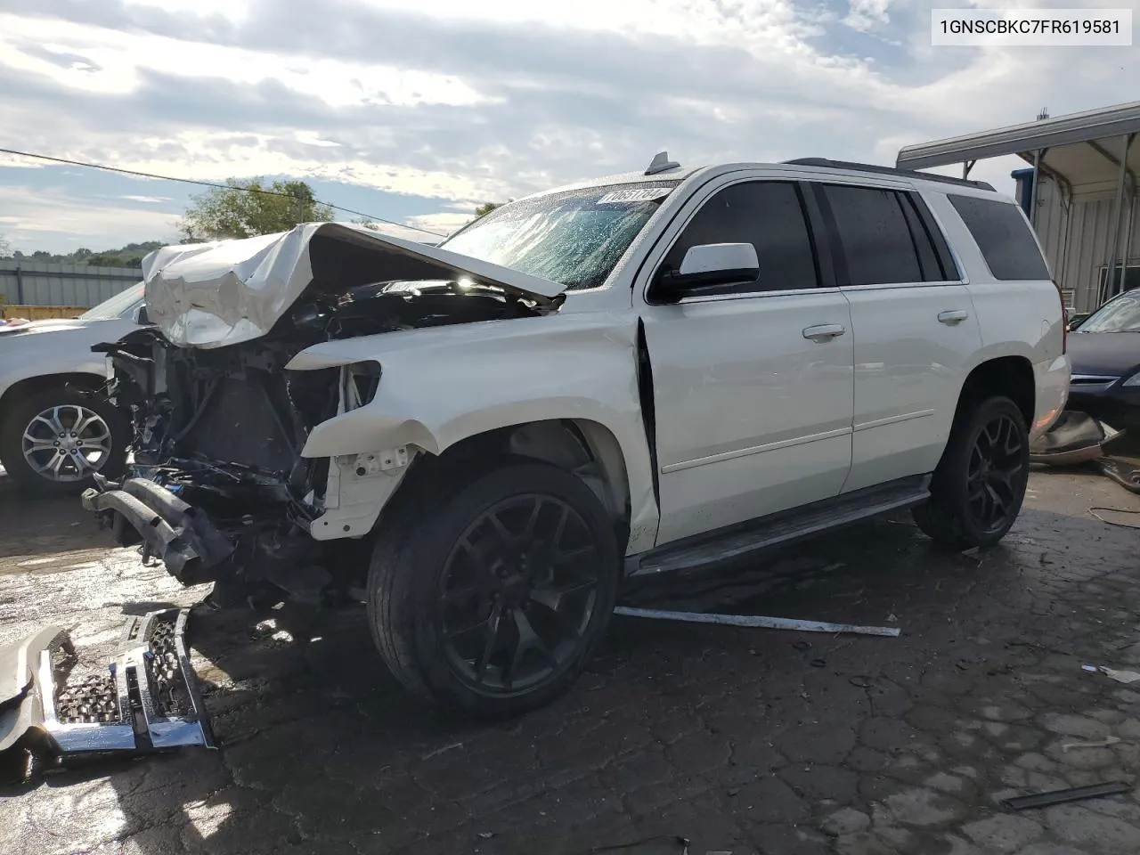 2015 Chevrolet Tahoe C1500 Lt VIN: 1GNSCBKC7FR619581 Lot: 70651784