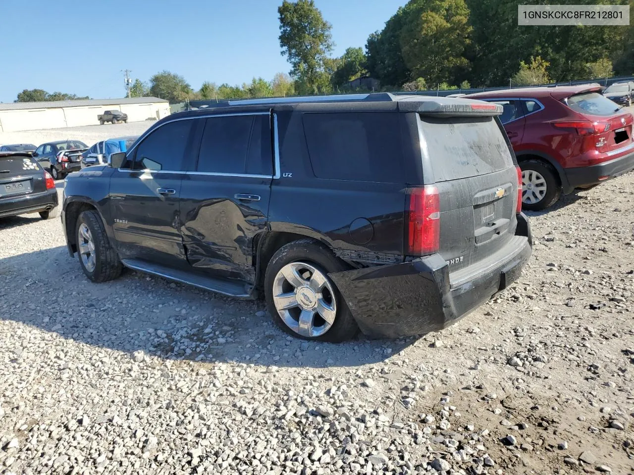 2015 Chevrolet Tahoe K1500 Ltz VIN: 1GNSKCKC8FR212801 Lot: 71180964