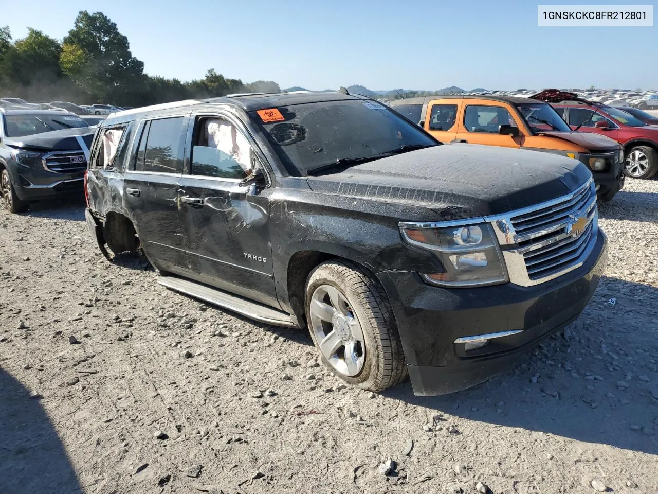 2015 Chevrolet Tahoe K1500 Ltz VIN: 1GNSKCKC8FR212801 Lot: 71180964