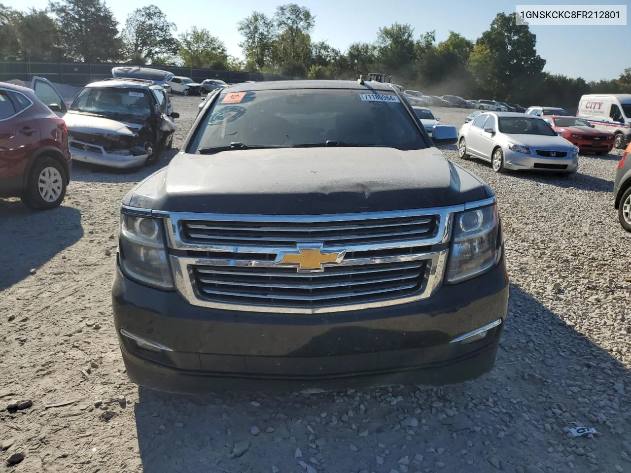 2015 Chevrolet Tahoe K1500 Ltz VIN: 1GNSKCKC8FR212801 Lot: 71180964