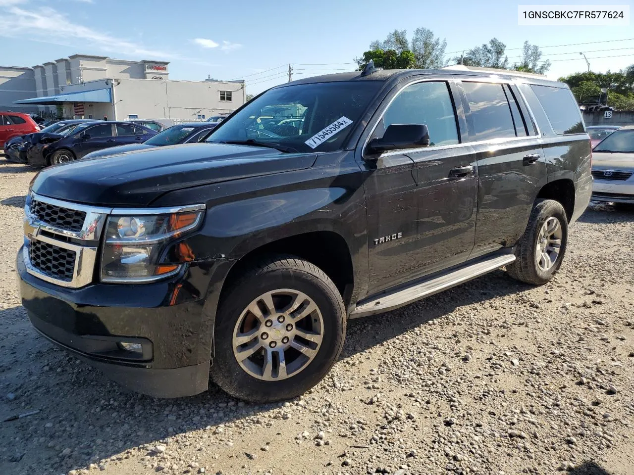 2015 Chevrolet Tahoe C1500 Lt VIN: 1GNSCBKC7FR577624 Lot: 71545584