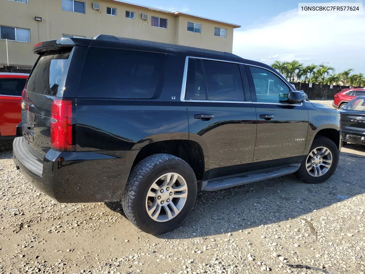 2015 Chevrolet Tahoe C1500 Lt VIN: 1GNSCBKC7FR577624 Lot: 71545584