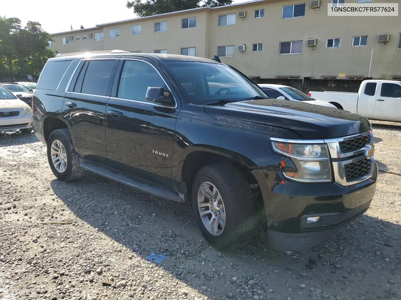 2015 Chevrolet Tahoe C1500 Lt VIN: 1GNSCBKC7FR577624 Lot: 71545584