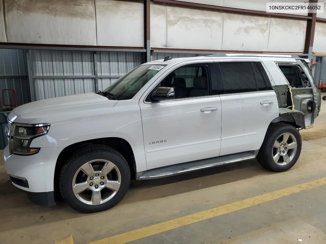 2015 Chevrolet Tahoe K1500 Ltz VIN: 1GNSKCKC2FR146052 Lot: 71698594