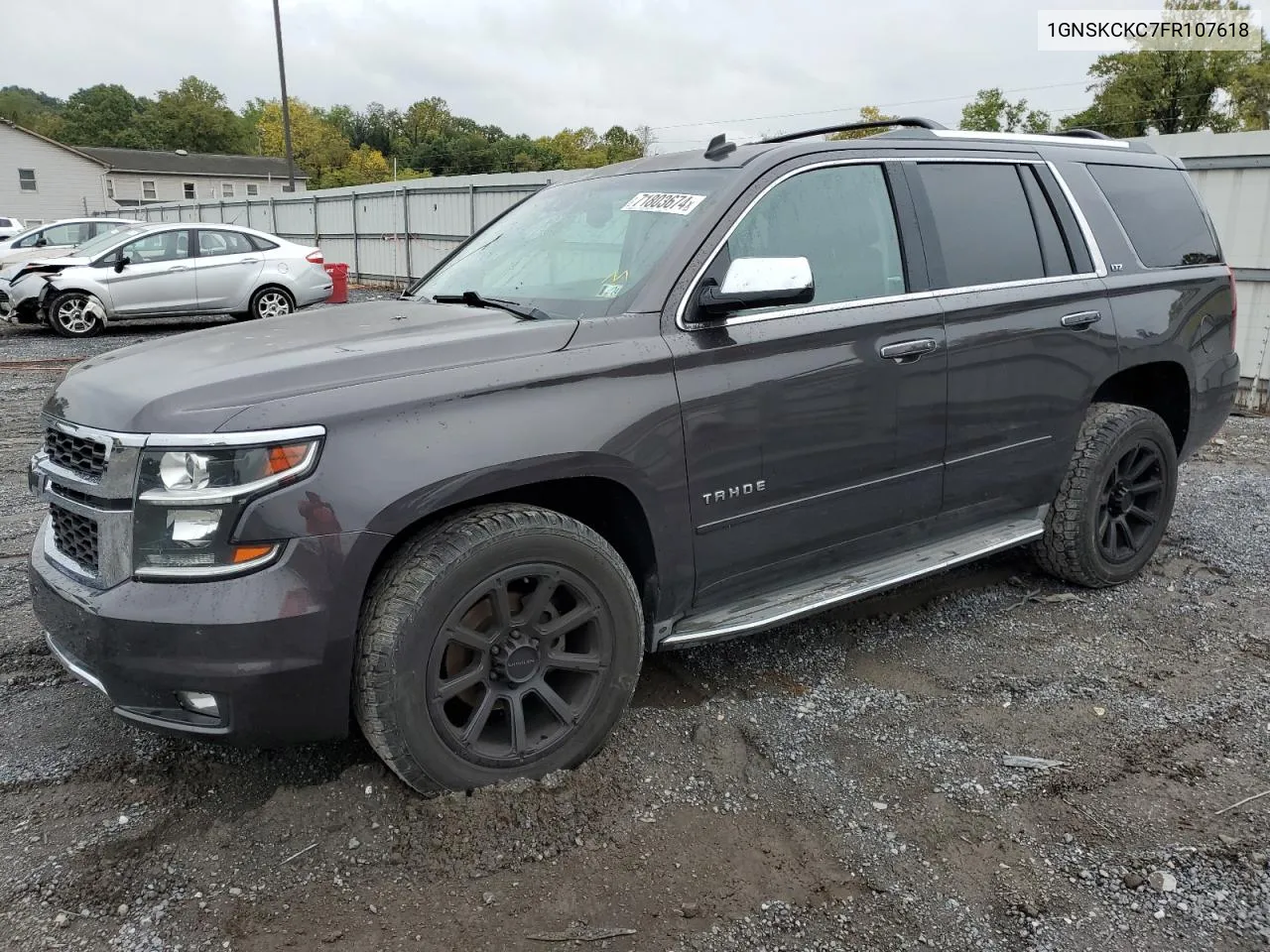 2015 Chevrolet Tahoe K1500 Ltz VIN: 1GNSKCKC7FR107618 Lot: 71803674