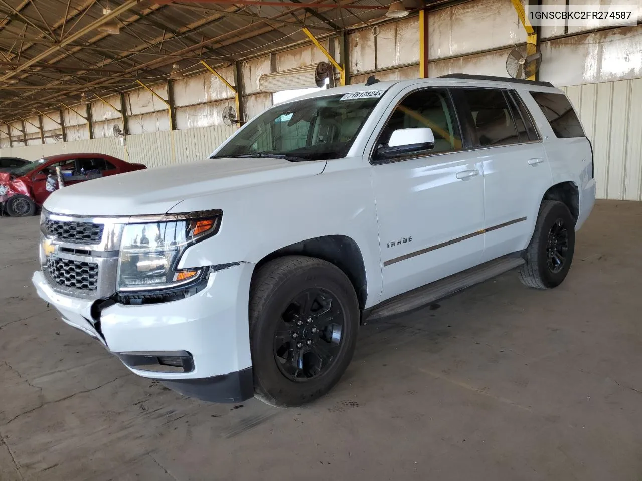 2015 Chevrolet Tahoe C1500 Lt VIN: 1GNSCBKC2FR274587 Lot: 71812824