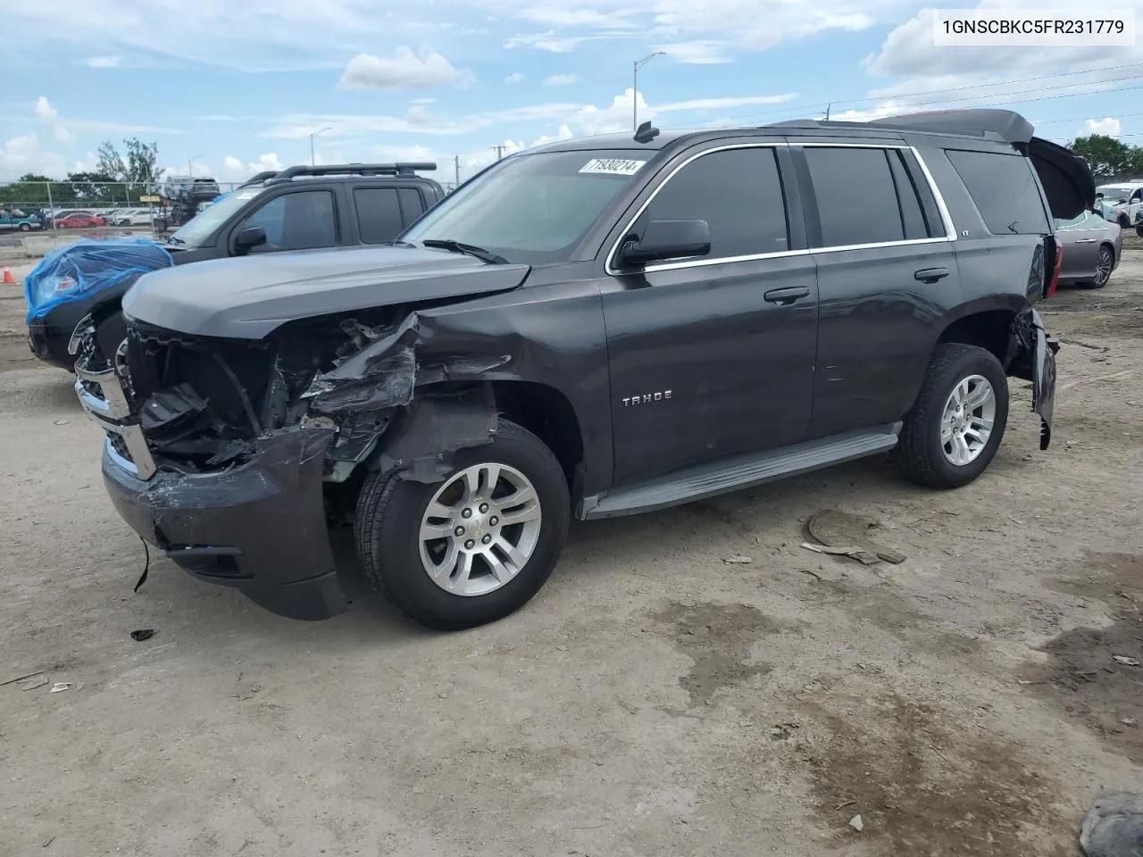 2015 Chevrolet Tahoe C1500 Lt VIN: 1GNSCBKC5FR231779 Lot: 71930214