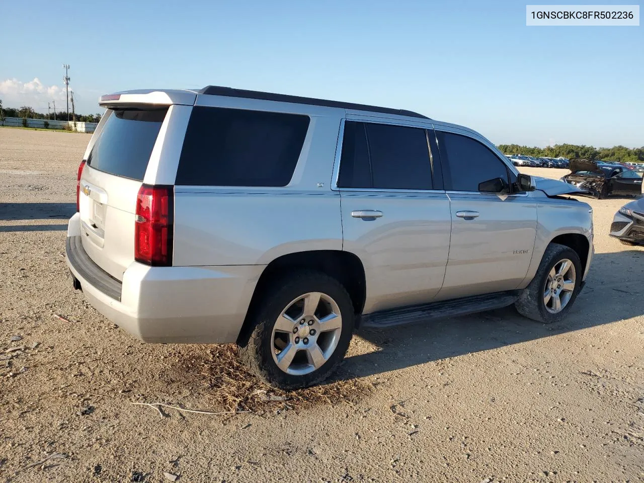 2015 Chevrolet Tahoe C1500 Lt VIN: 1GNSCBKC8FR502236 Lot: 72003794