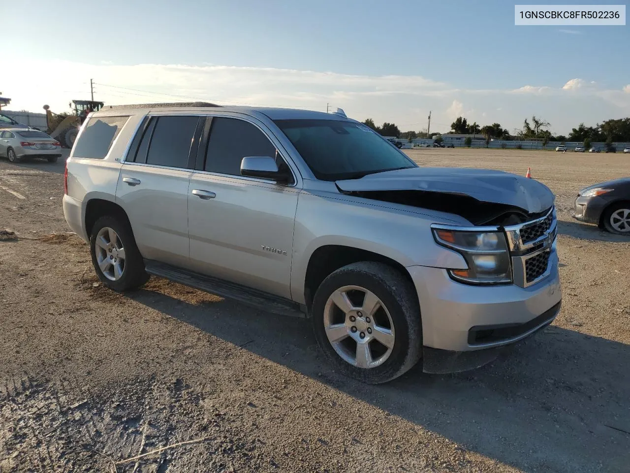 2015 Chevrolet Tahoe C1500 Lt VIN: 1GNSCBKC8FR502236 Lot: 72003794