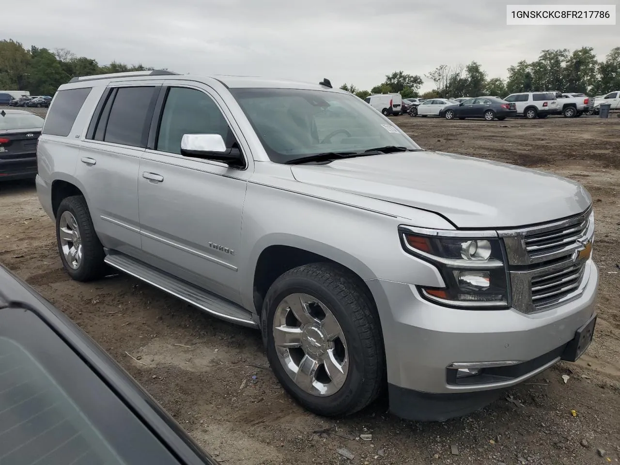 2015 Chevrolet Tahoe K1500 Ltz VIN: 1GNSKCKC8FR217786 Lot: 72167334