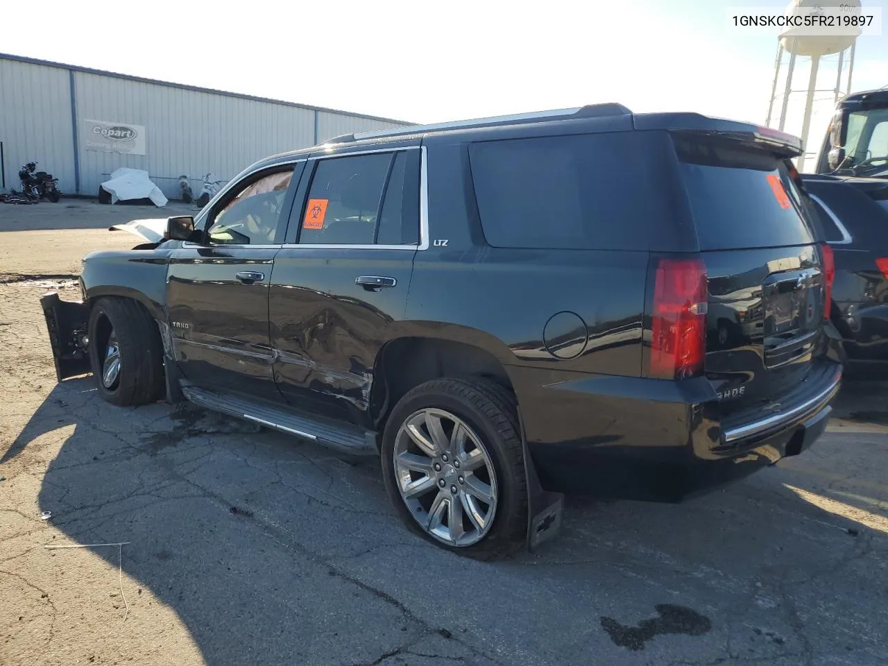 2015 Chevrolet Tahoe K1500 Ltz VIN: 1GNSKCKC5FR219897 Lot: 72213394