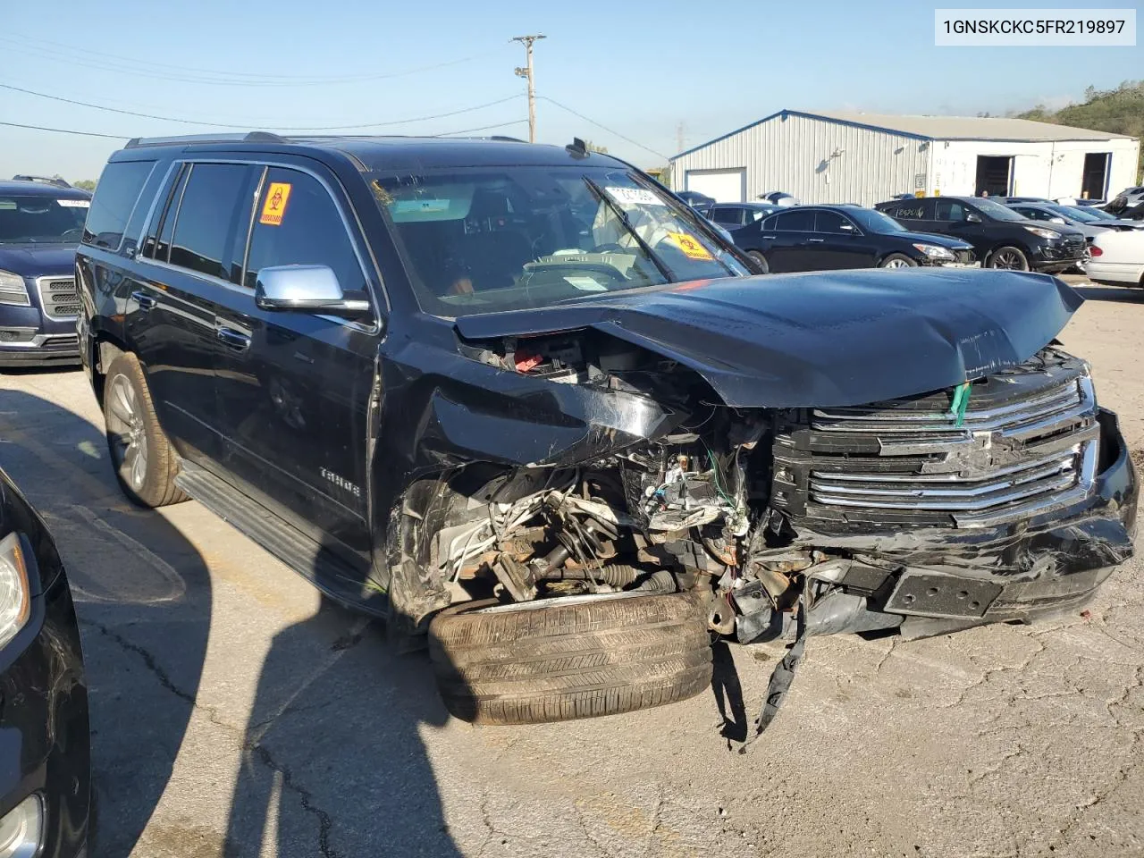 2015 Chevrolet Tahoe K1500 Ltz VIN: 1GNSKCKC5FR219897 Lot: 72213394