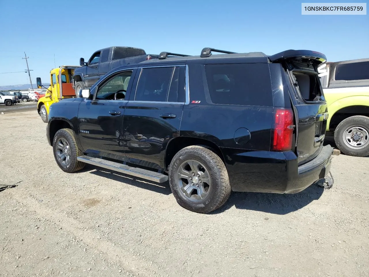 2015 Chevrolet Tahoe K1500 Lt VIN: 1GNSKBKC7FR685759 Lot: 72265894