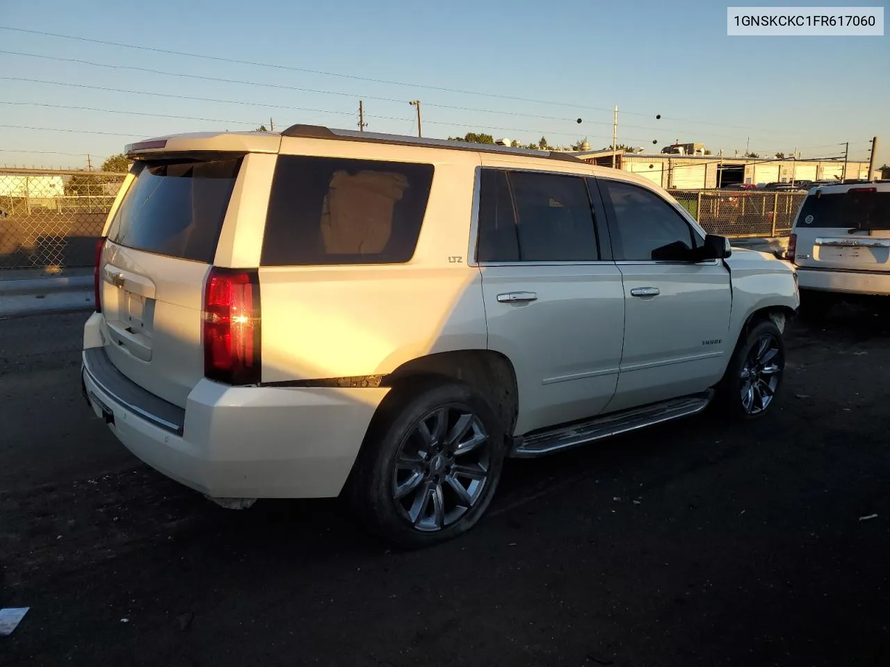 2015 Chevrolet Tahoe K1500 Ltz VIN: 1GNSKCKC1FR617060 Lot: 72275314