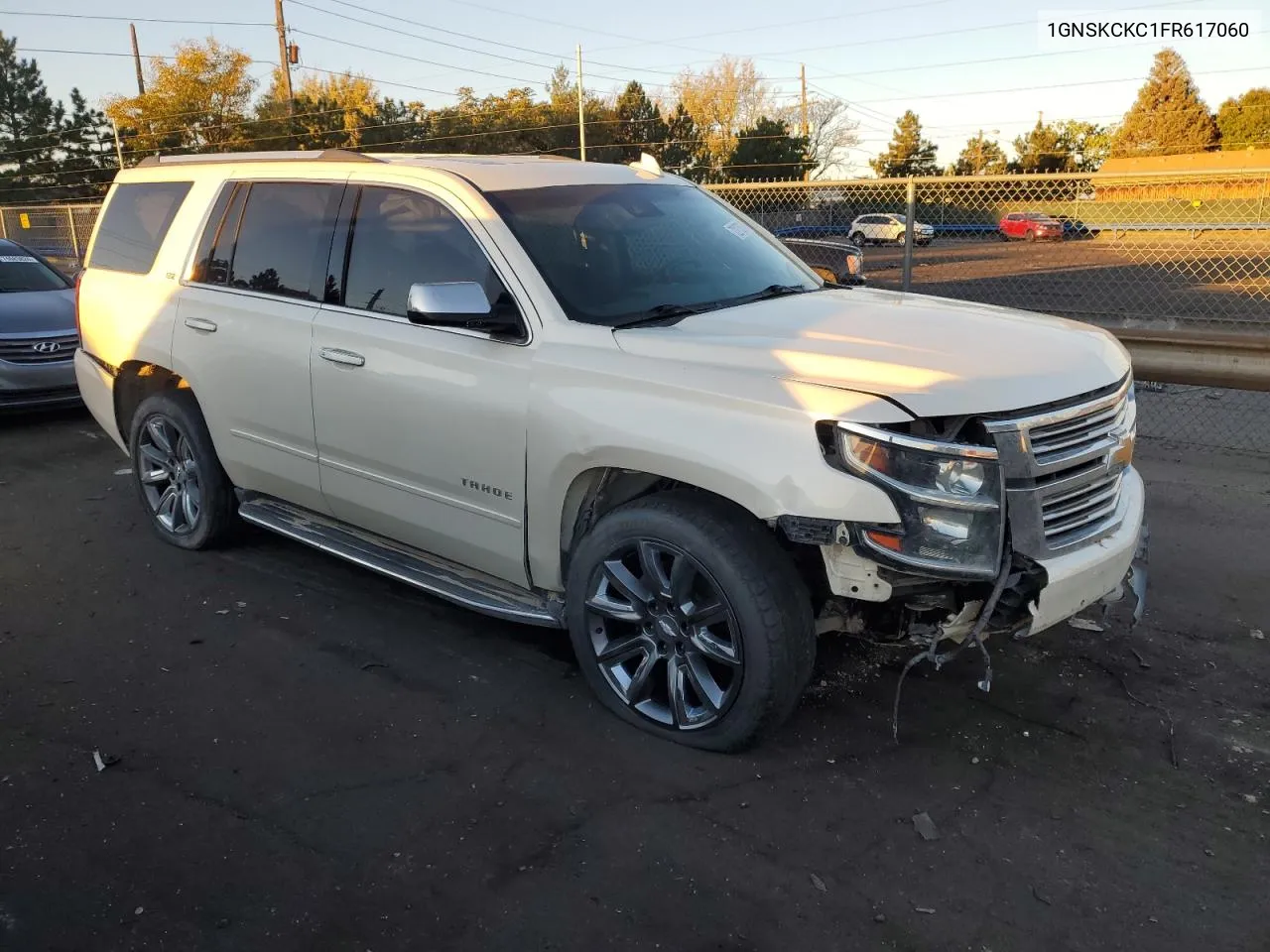 2015 Chevrolet Tahoe K1500 Ltz VIN: 1GNSKCKC1FR617060 Lot: 72275314