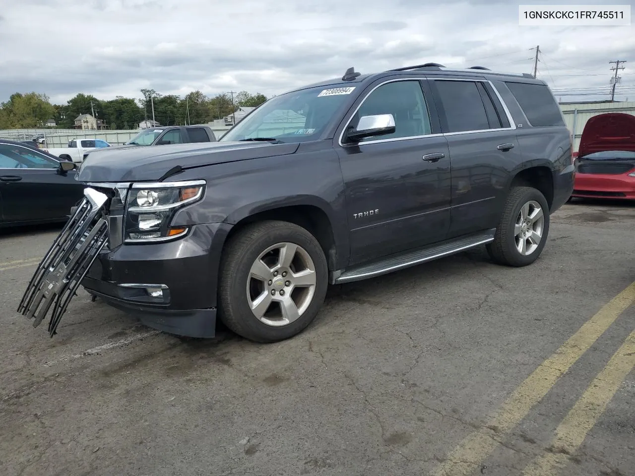 2015 Chevrolet Tahoe K1500 Ltz VIN: 1GNSKCKC1FR745511 Lot: 72308994