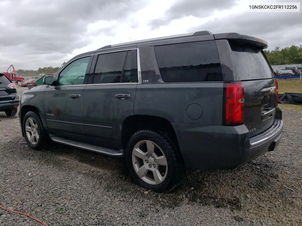 2015 Chevrolet Tahoe K1500 Ltz VIN: 1GNSKCKC2FR112256 Lot: 72422014