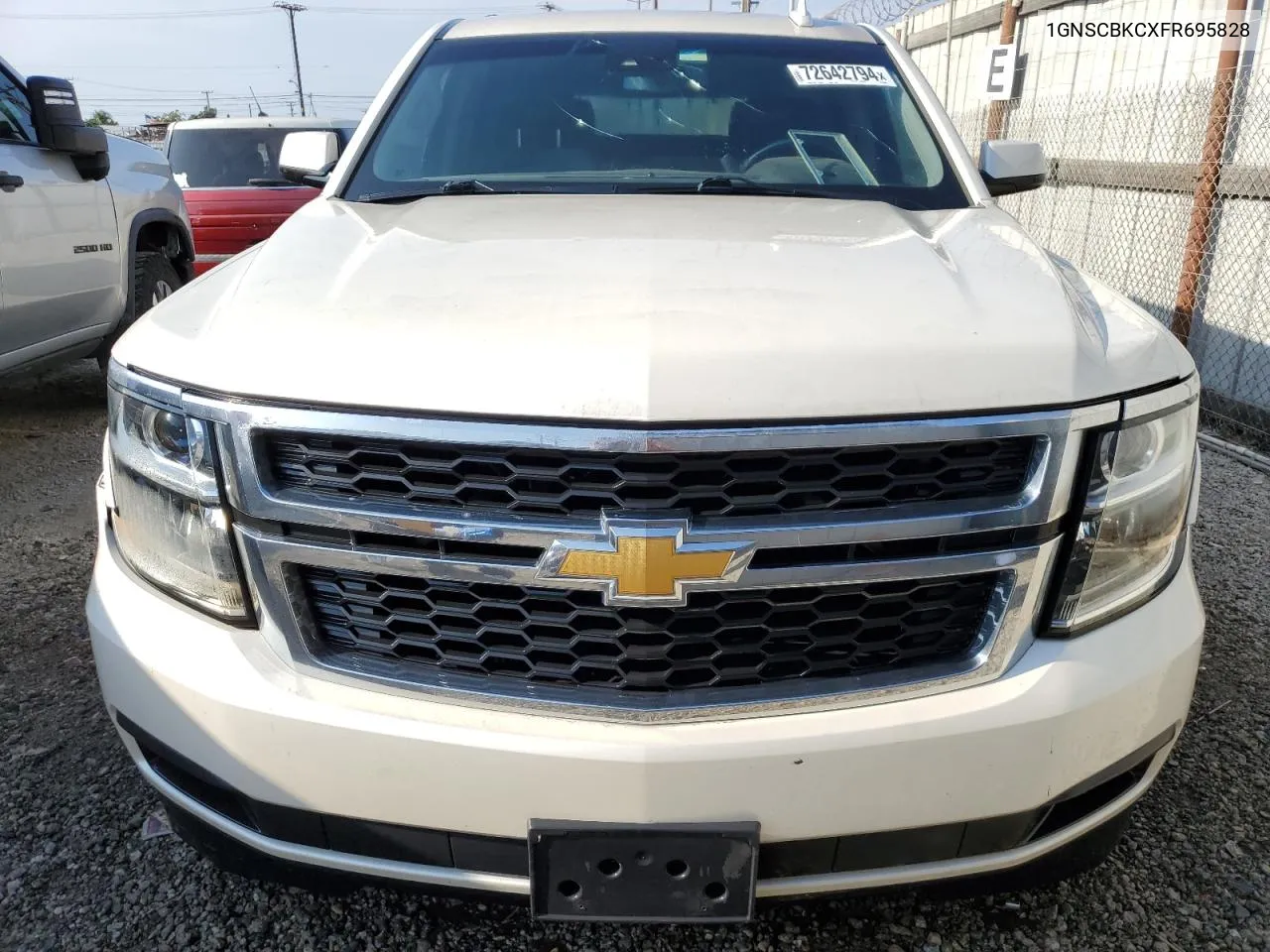 1GNSCBKCXFR695828 2015 Chevrolet Tahoe C1500 Lt