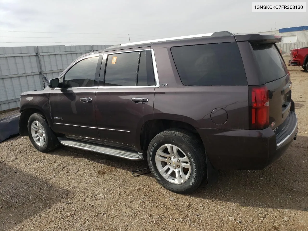 2015 Chevrolet Tahoe K1500 Ltz VIN: 1GNSKCKC7FR308130 Lot: 72753374