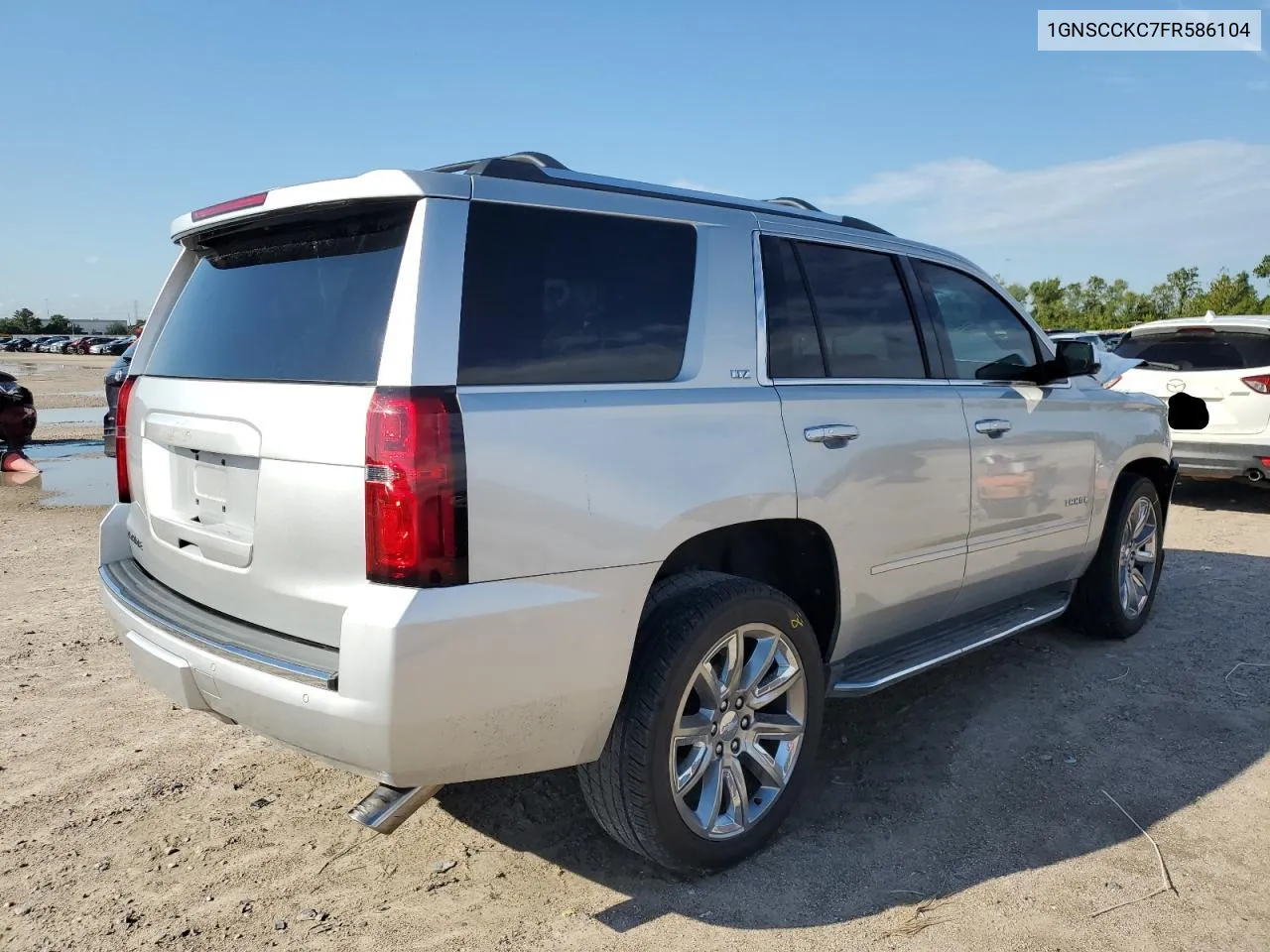 2015 Chevrolet Tahoe C1500 Ltz VIN: 1GNSCCKC7FR586104 Lot: 72836524