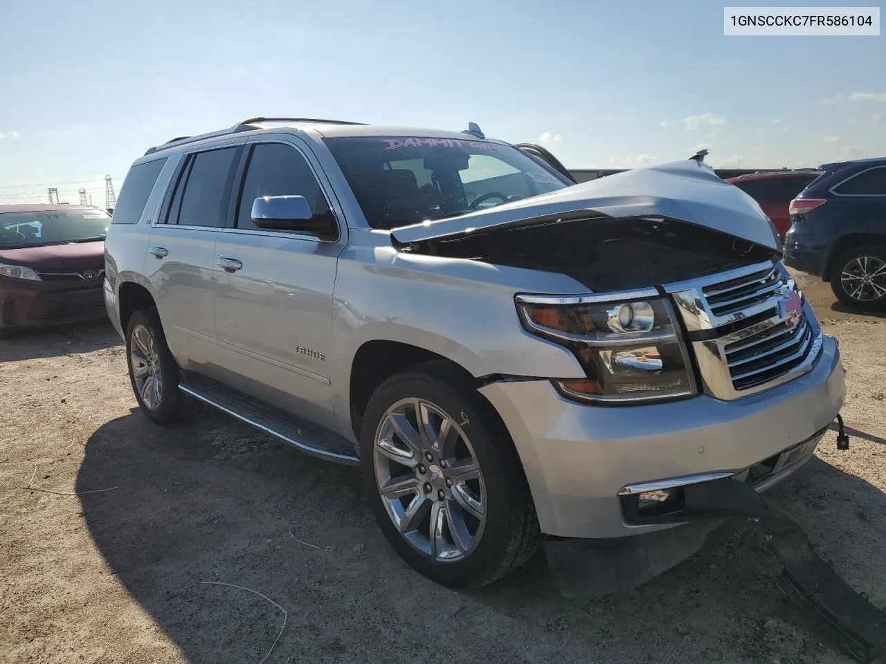 2015 Chevrolet Tahoe C1500 Ltz VIN: 1GNSCCKC7FR586104 Lot: 72836524