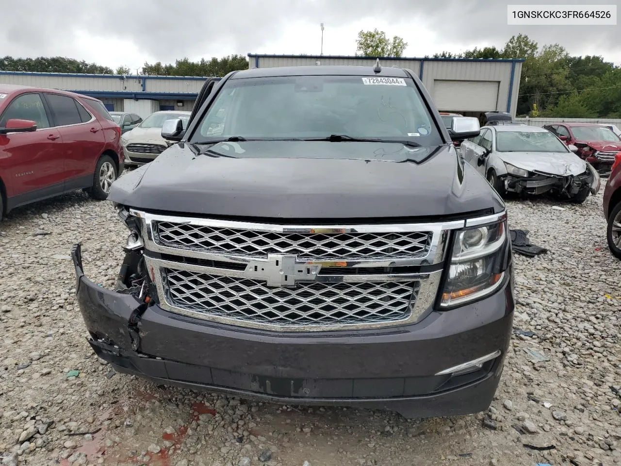 2015 Chevrolet Tahoe K1500 Ltz VIN: 1GNSKCKC3FR664526 Lot: 72843044