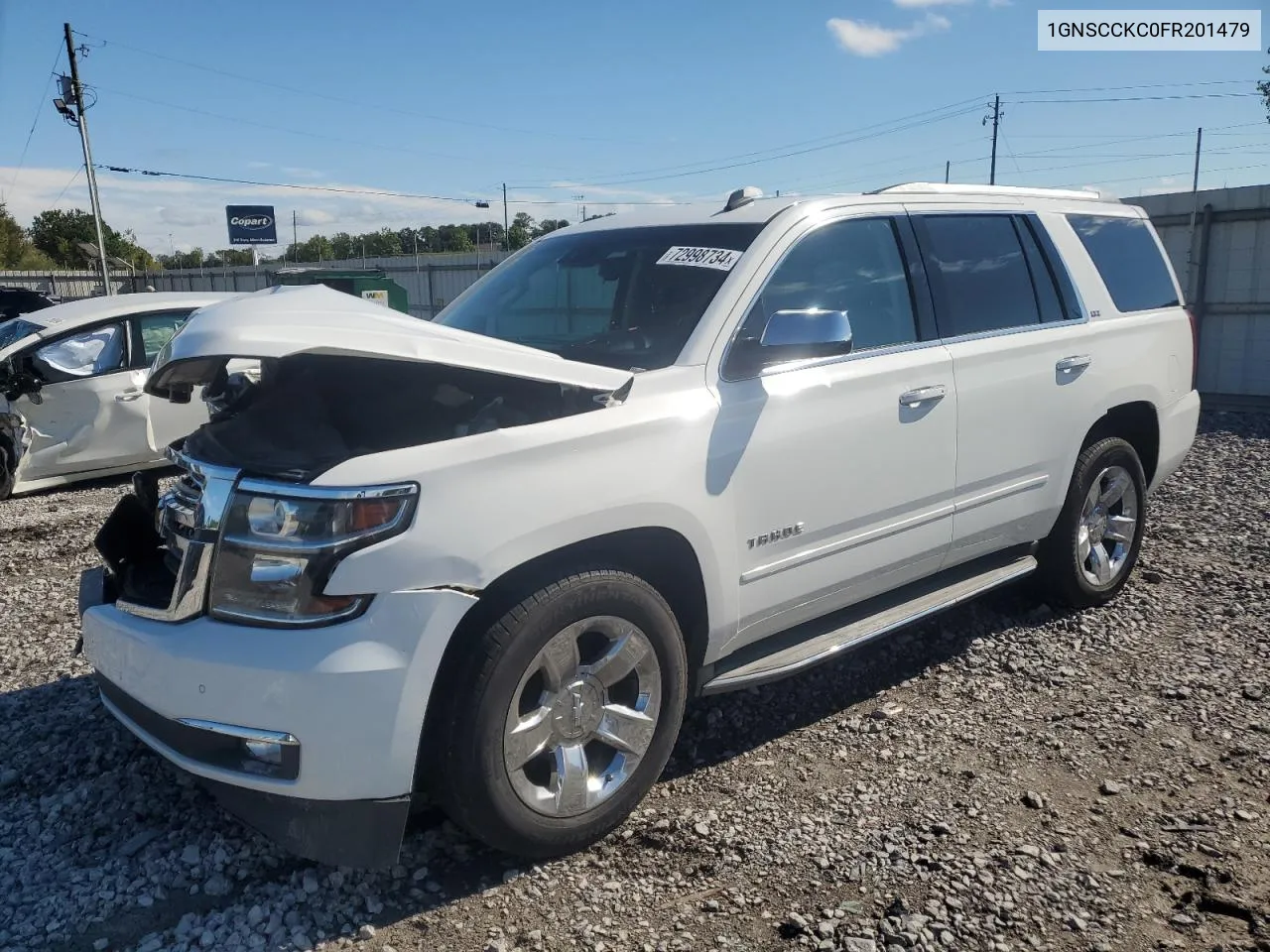 2015 Chevrolet Tahoe C1500 Ltz VIN: 1GNSCCKC0FR201479 Lot: 72998734