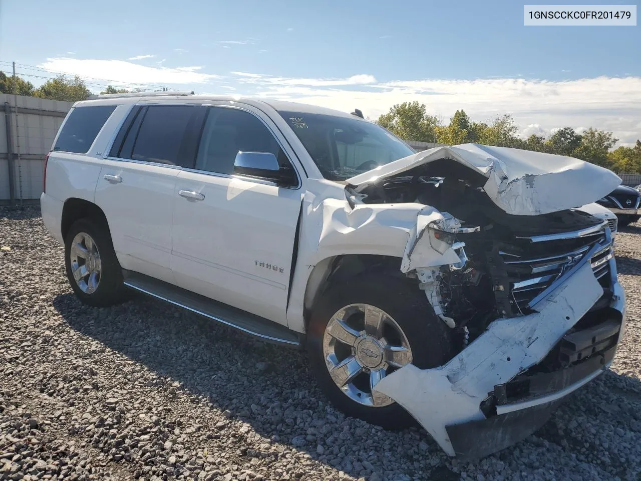 2015 Chevrolet Tahoe C1500 Ltz VIN: 1GNSCCKC0FR201479 Lot: 72998734