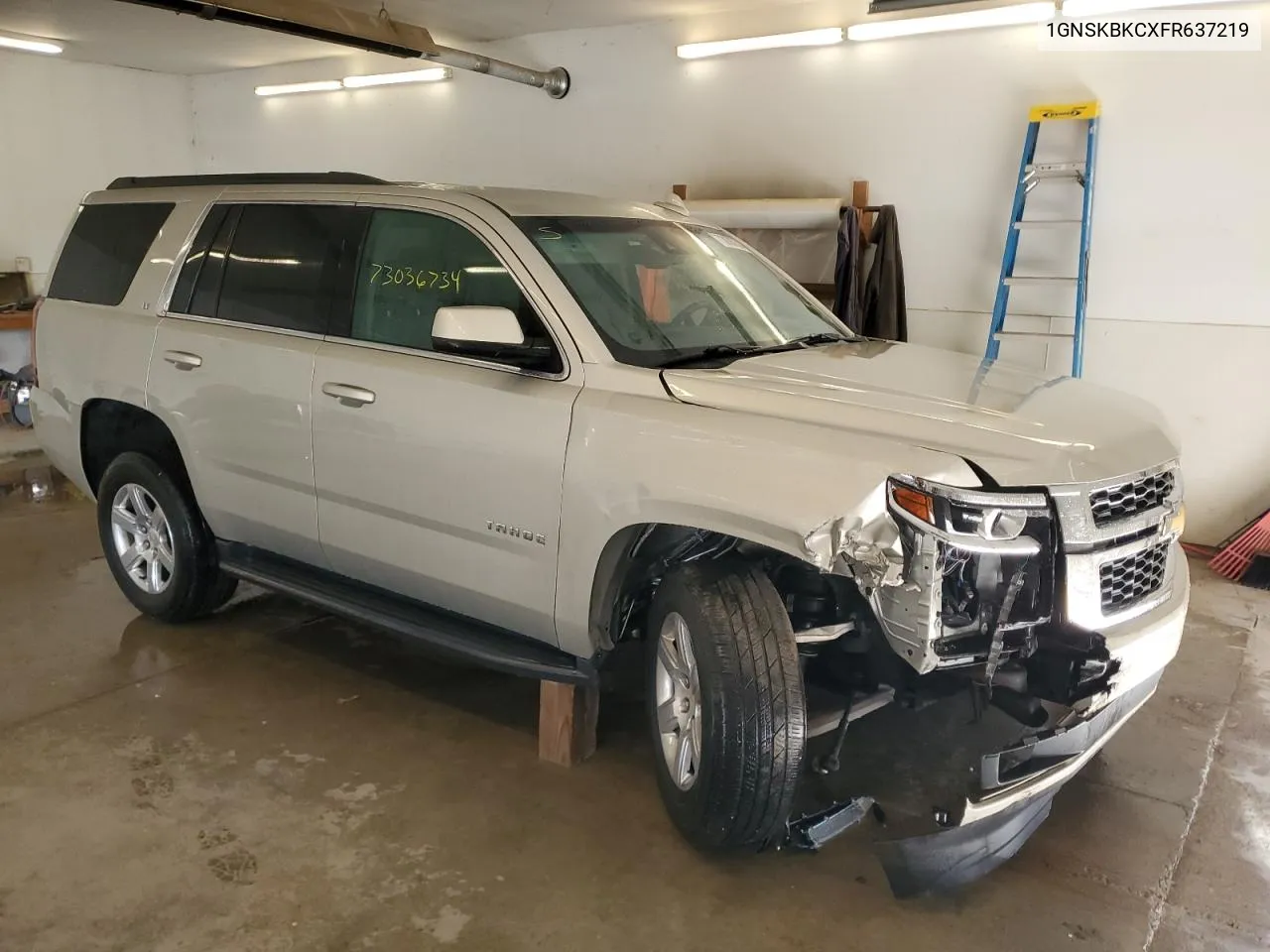 2015 Chevrolet Tahoe K1500 Lt VIN: 1GNSKBKCXFR637219 Lot: 73036734