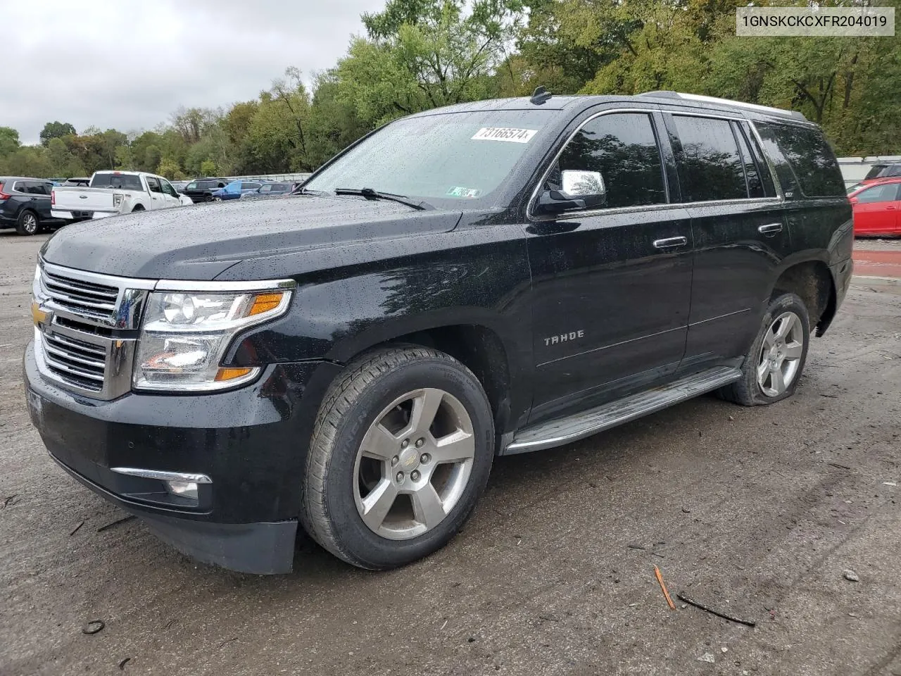 2015 Chevrolet Tahoe K1500 Ltz VIN: 1GNSKCKCXFR204019 Lot: 73166574