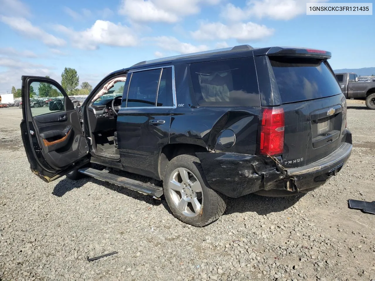 2015 Chevrolet Tahoe K1500 Ltz VIN: 1GNSKCKC3FR121435 Lot: 73230704