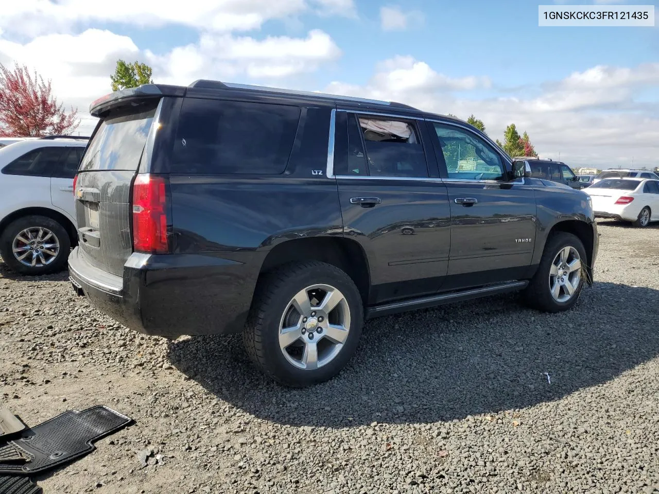 2015 Chevrolet Tahoe K1500 Ltz VIN: 1GNSKCKC3FR121435 Lot: 73230704