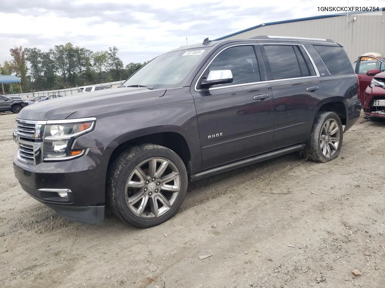 2015 Chevrolet Tahoe K1500 Ltz VIN: 1GNSKCKCXFR106754 Lot: 73273534