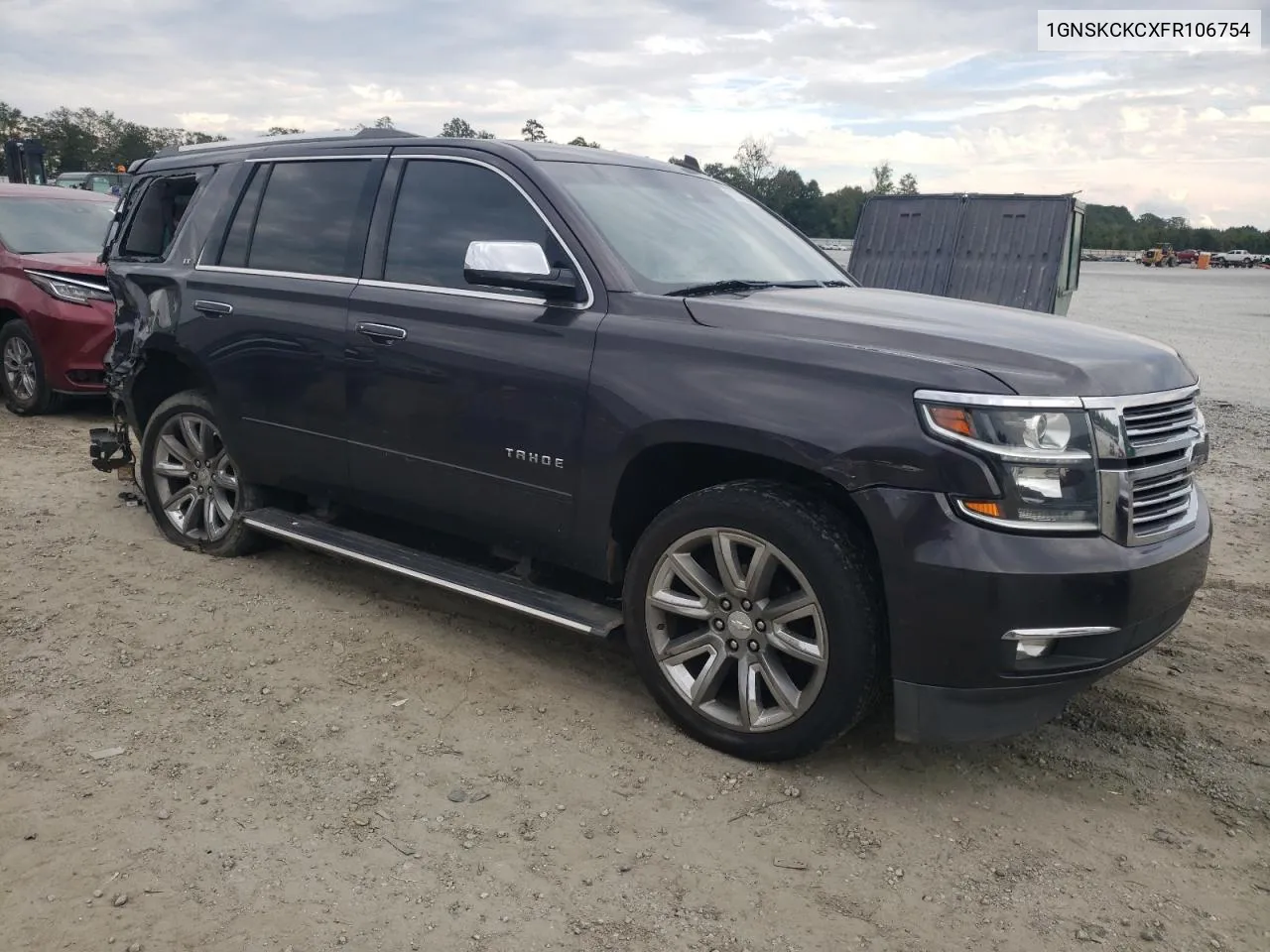 1GNSKCKCXFR106754 2015 Chevrolet Tahoe K1500 Ltz