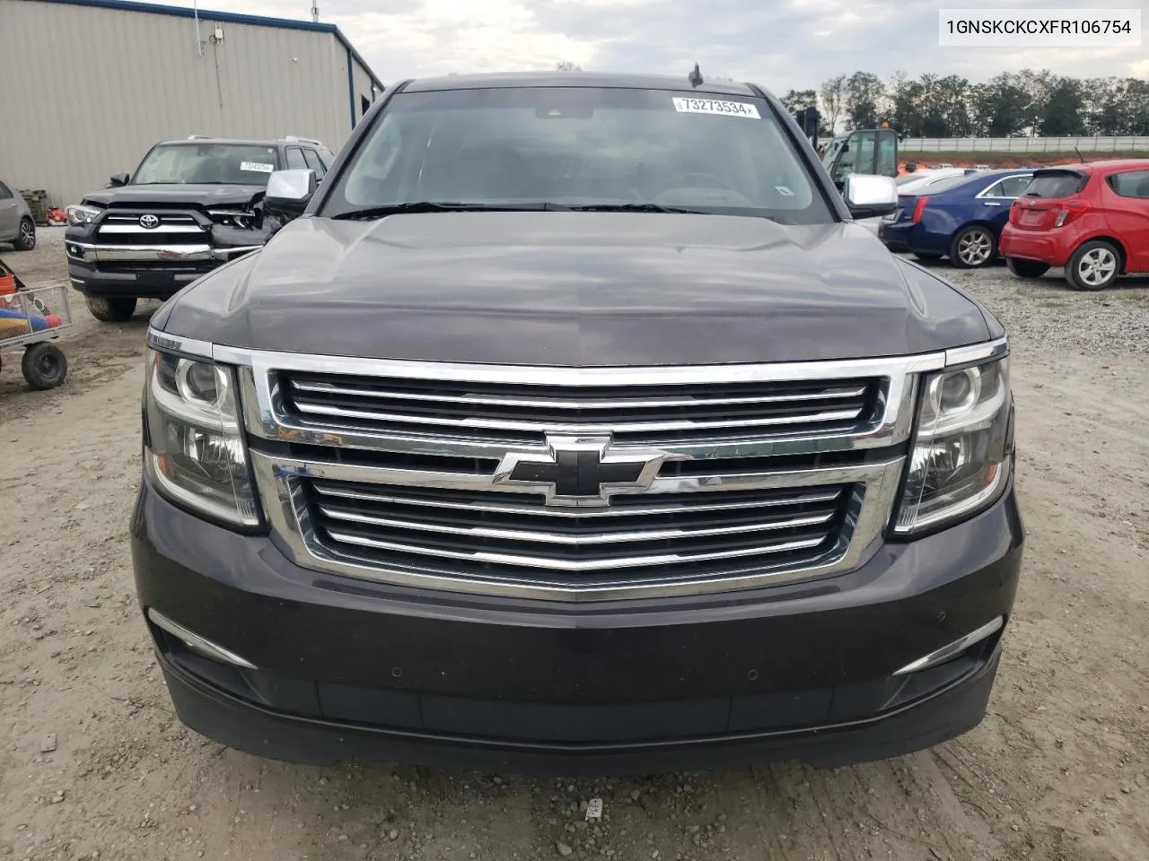 2015 Chevrolet Tahoe K1500 Ltz VIN: 1GNSKCKCXFR106754 Lot: 73273534