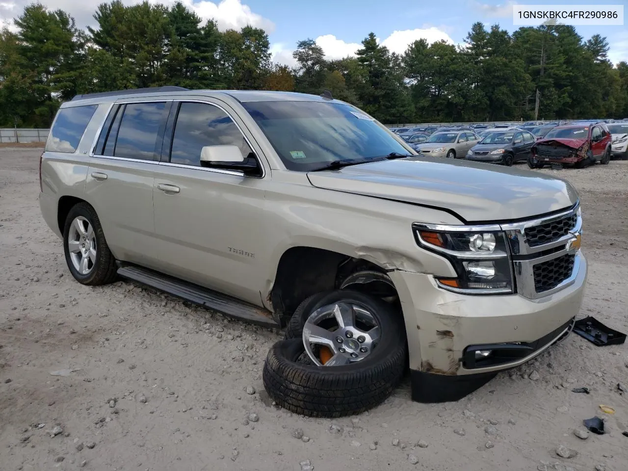 2015 Chevrolet Tahoe K1500 Lt VIN: 1GNSKBKC4FR290986 Lot: 73365504