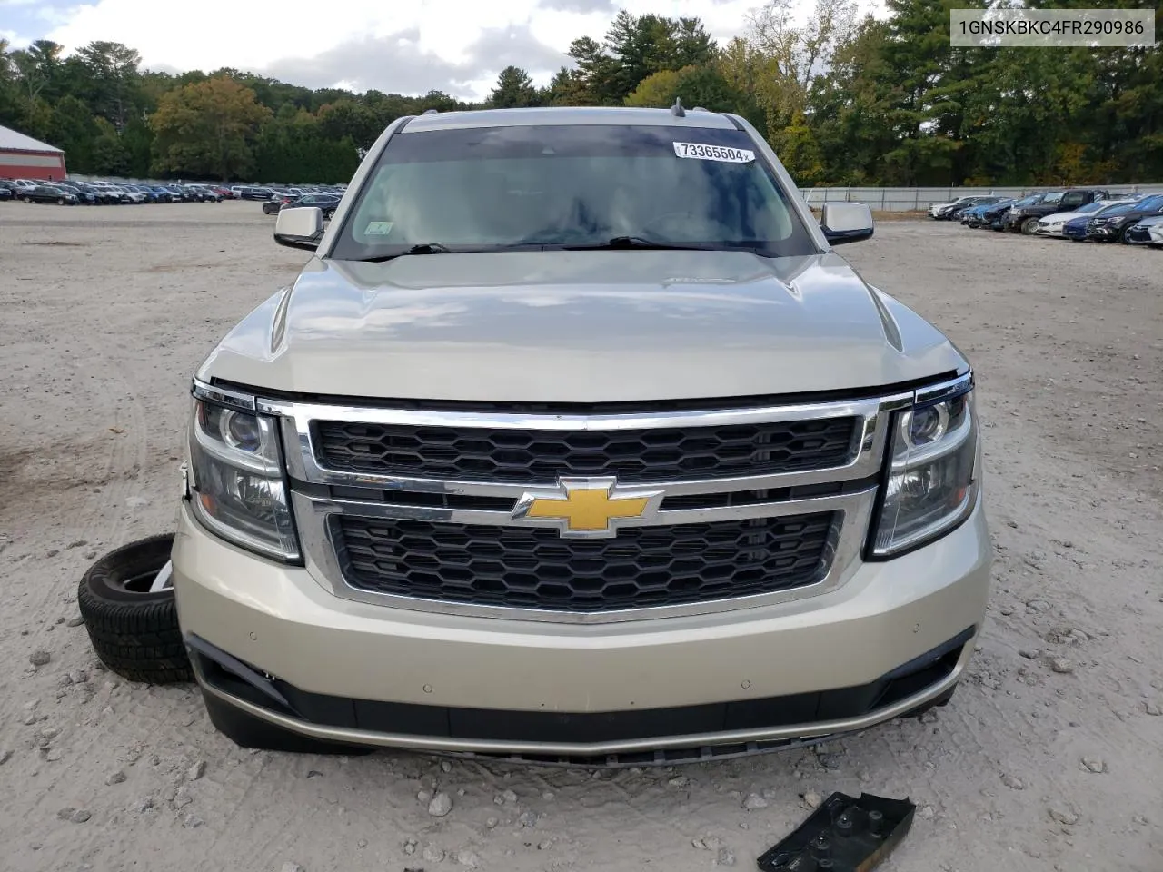 2015 Chevrolet Tahoe K1500 Lt VIN: 1GNSKBKC4FR290986 Lot: 73365504