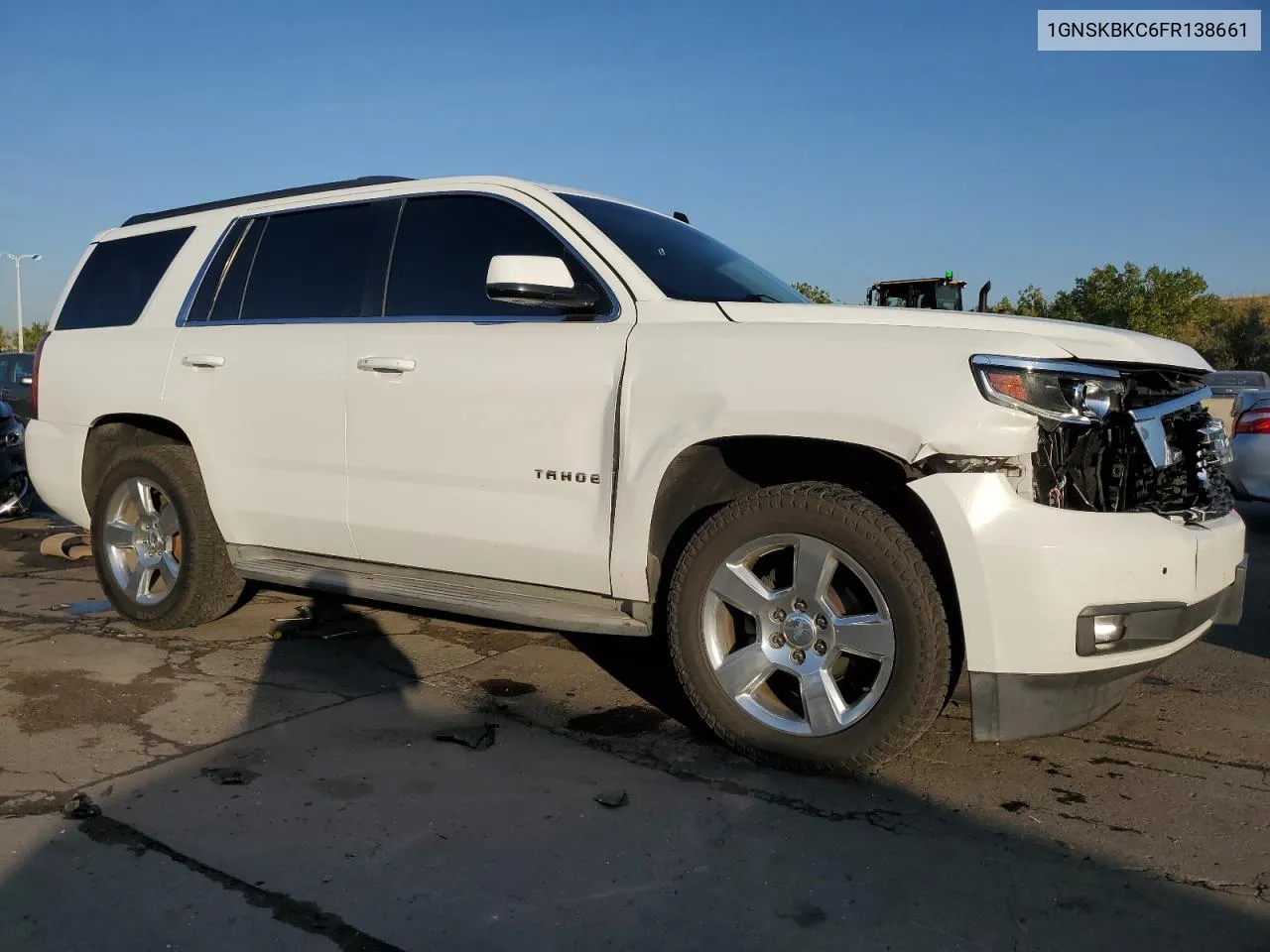 2015 Chevrolet Tahoe K1500 Lt VIN: 1GNSKBKC6FR138661 Lot: 73410484