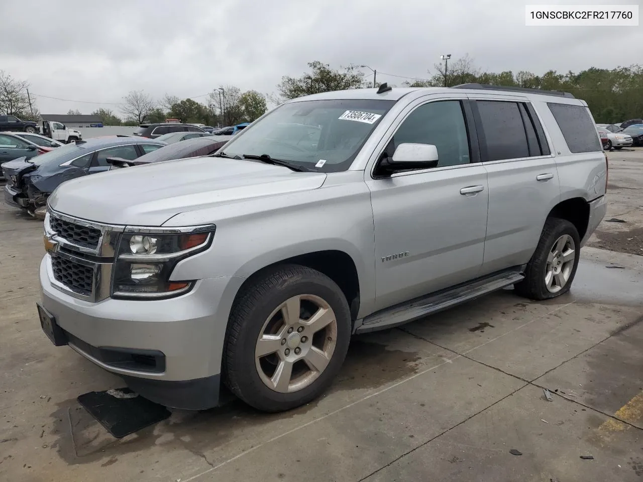 2015 Chevrolet Tahoe C1500 Lt VIN: 1GNSCBKC2FR217760 Lot: 73506704