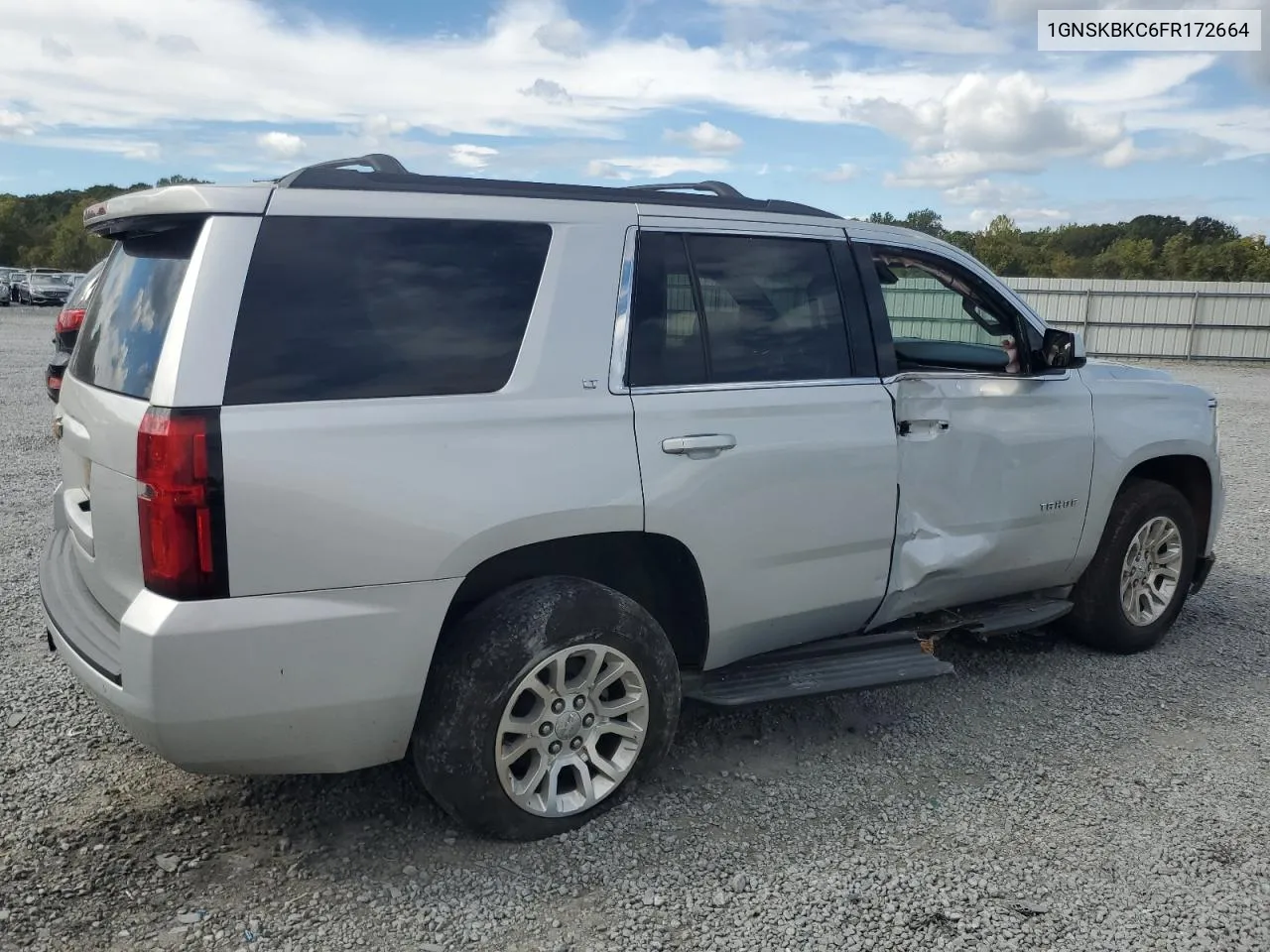 2015 Chevrolet Tahoe K1500 Lt VIN: 1GNSKBKC6FR172664 Lot: 73528814