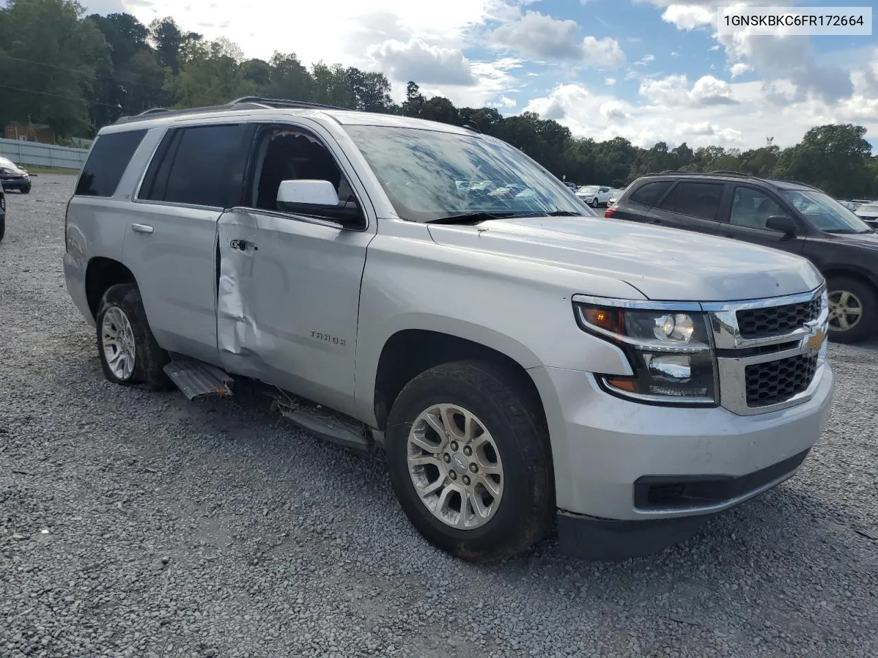 2015 Chevrolet Tahoe K1500 Lt VIN: 1GNSKBKC6FR172664 Lot: 73528814