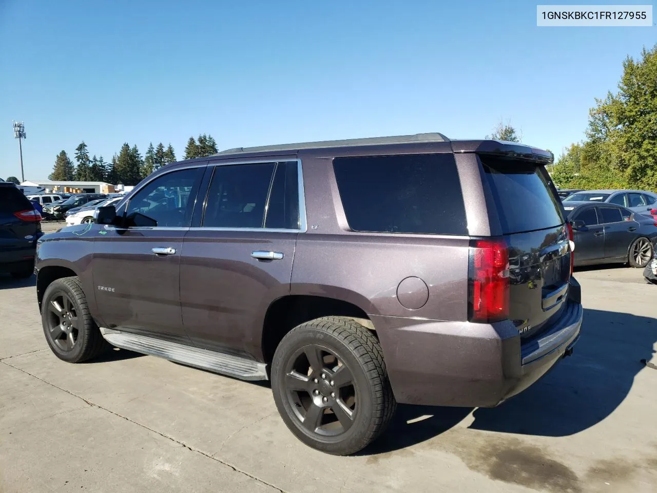 2015 Chevrolet Tahoe K1500 Lt VIN: 1GNSKBKC1FR127955 Lot: 73529504